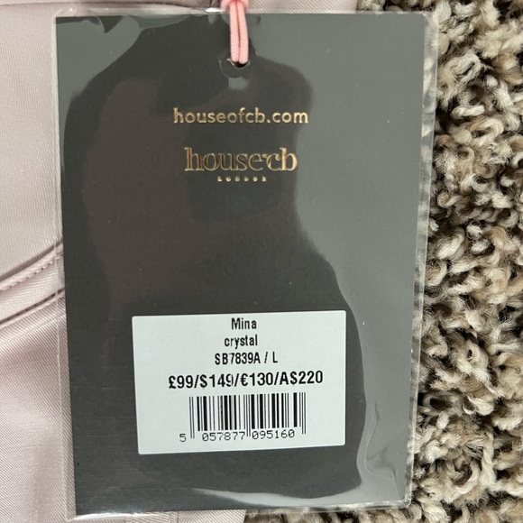 House of CB Mina Corset Top with Sheer Sleeves - Picture 3 of 5